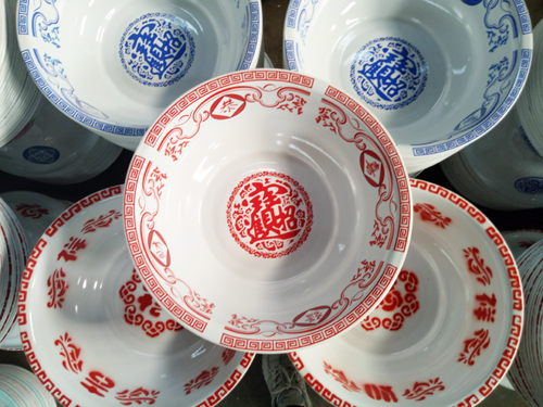 貼花30CM盆T-紅恭喜發(fā)財(cái)