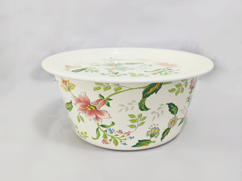 搪瓷平蓋洗手碗14cm-24cm